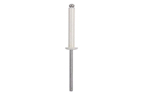 Cofan 07153215 Normal Rivet, White, 3.2 x 15 mm, Set of 1000 Pieces