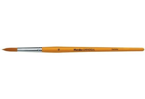 Marabu – Set di 5 pennelli a setole sintetiche Universal rotondo Dimensione 16