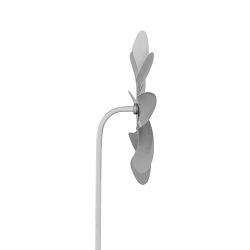 A1002 - SKARAT Speedy20 Windrad Windmühle aus Edelstahl (20cm Rotor-Durchmesser), kugelgelagert, Edelstahl Dekoration Garten - Made in Germany