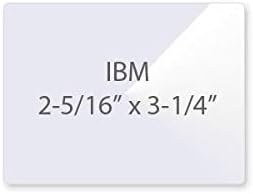 Laminating Pouches - 10 Mil Data Size (2-5/16" x 3-1/4") - 500/box