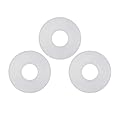 3 Packs Toilet Flush Valve Seal Ring 9BU064E Fit for TOTO Aquia Toilets, 3.5 Inch Silicone Flapper Seal Gasket Compatible with TOTO THU128 Flush Valves Base Sealing Washer