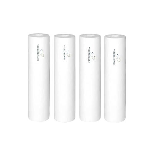 VITSZEECARE pp Spun Filter Cartridge 5 Micron 10 inch (Pack of 4) | Pre-Filter for All Type RO Water Purifier | High Density Spun Pre-Filter