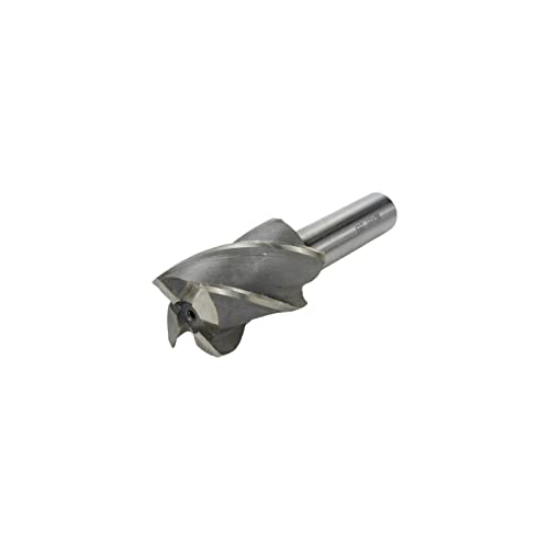 Image of End Mill 1.5 inch Cutting Dia 0.8 inch Shank Dia Straight Shank 4 Flute Drill Bits Cutter Tool