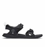 Columbia Men's 2 STRAP Sandal, Black/Ti Grey Steel, 11 Regular US