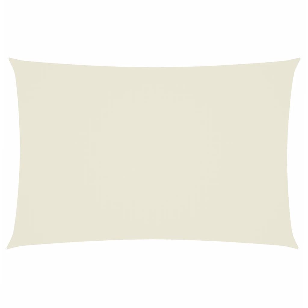 vidaXL Sunshade Sail Oxford Fabric Rectangular 2x4m Cream Patio Awning Canopy