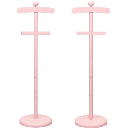 Image of Bucherry 2 Pack Baby Clothes Display Stand Clothe Rack Baby Shower, Pink