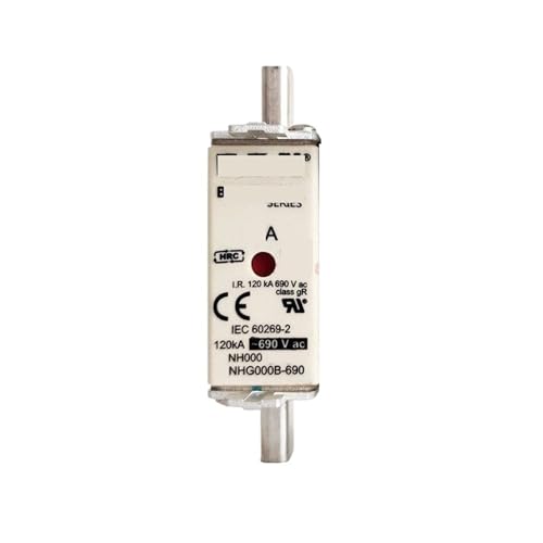 Fusible NHG000B-690V calibré 40A NH000 pour éviter les pannes de surtension