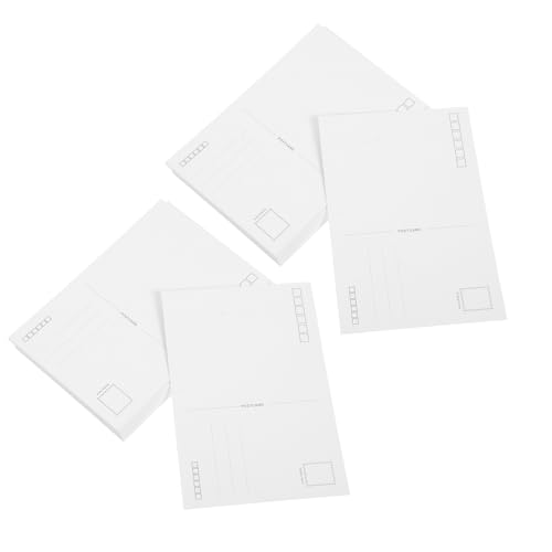 Cartes postales vierges 10x15 cm en papier cartonné blanc épais pour aquarelle et dessin