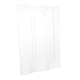 HOMSFOU Fogli di copertura in plastica trasparente Pannelli in policarbonato Resistente ai raggi UV Copertura per tetto di ville per giardino patio luce solare decorazione piastrelle fai da te