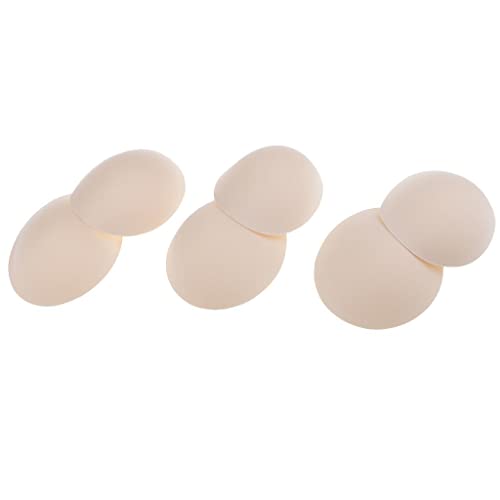 Baosity Pair Of 3 Women Oval Bra Pads Inserts For Bra Bikini Tops Swimsuit #TOP28