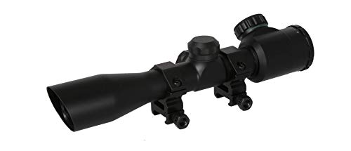 TRUGLO Crossbow Scope 4x32 IR with Rings Black