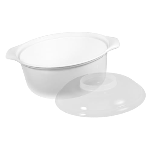 MUELODSIC 電子レンジ対応食品グレードプラスチック炊飯器 大容量 蒸し器機能付き 家用多機能レンジ調理器 簡単操作でおかず ご飯 スープ調理
