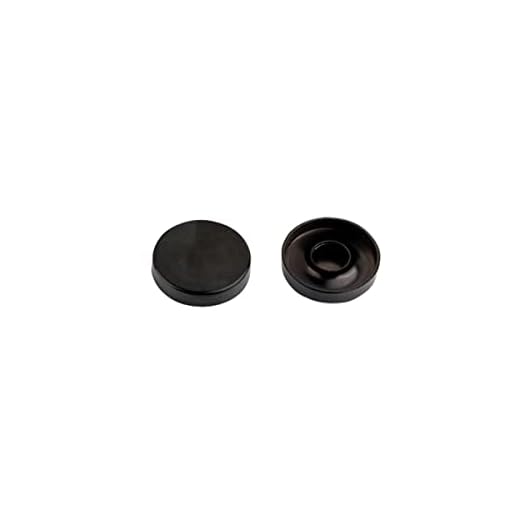 Mirror Screws 40mm Brushed 304 Stainless Steel Cap Cover Nails for Decorative Mirror, Sign/Advertising Hardware, Nails, Construction(Black)