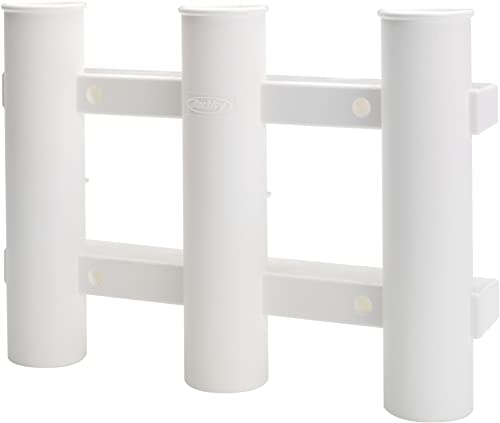 Berkley Tube Rod Rack, Tube Holder for 3 Rods or Combos, Corrosion Proof Durable Polyurethane Frame, Conveniently Save Space and Store Rods Securely and Safely