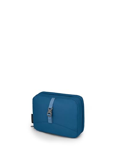 Image of Osprey Daylite Hanging Toiletry Kit, Blue | travel organizer, packing cube, toiletry bag, carry on accessory, Blue color
