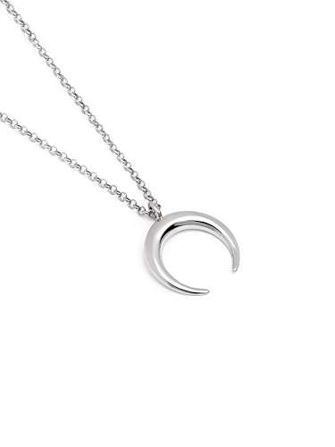 Collier Moonset SINGULARU, le cadeau idéal en argent 925 symbole de lune - 4