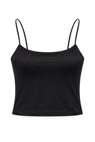 Image of Seamless Padded Bralette for Women | Free Size (Fits 28-32 Bust) | Stretchable Wireless Camisole Bra | Soft Comfortable Removable Pads
