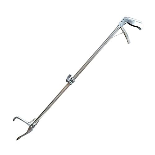 IMIKEYA Thickened Slip Clip for Snake EEL Crab Fishing Stainless Steel Long Grabber Tool for Outdoor Camping and Log Handling