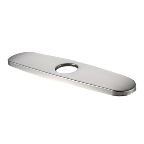 ARTIBETTER ステンレス製蛇口穴カバー キッチンシンク穴カバー 台所洗い桶用 耐久性に優れた装飾面板 シルバー 簡単設置で漏れ防止 清潔なキッ