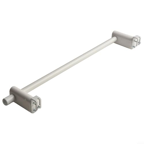 Opatiny Toallero calefactor para radiador de 0,3-2 m, 50 cm, color blanco, no requiere instalación, ABS resistente y acero al carbono