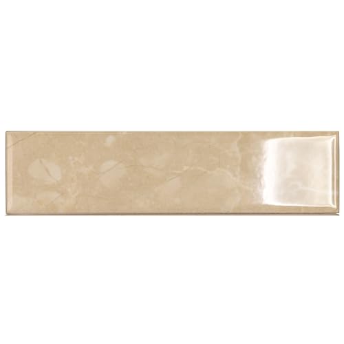 Tenedos HTCRC Soft Beige 3x12 Glossy Porcelain Subway Tile –