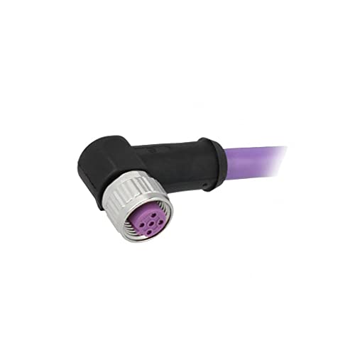 Prise mâle M12 code B-Profibus 4 PIN cordon blindé HARTING 2m pour automates