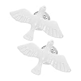 Artisanat : méticuleusement fabriquée avec une attention aux détails, cette broche bénéficie d'un savoir-faire qui met en valeur son design et sa durabilité, mini figurines d'oiseaux, broche spirituelle