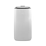 De'Longhi Pinguino GentleJet Inverter – Condizionatore Portatile 3 in 1 con Deumidificatore e Ventilatore, 13.000 BTU/h per Ambienti fino a 130 m³, Silenzioso, Classe A+, Bianco (PACAP130IGENTLEJET)