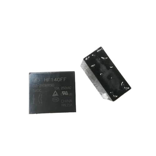 Relais HF140FF-005-2HSW JQX-140FF/005-2HSw à 6 pieds pour circuits imprimés électroniques