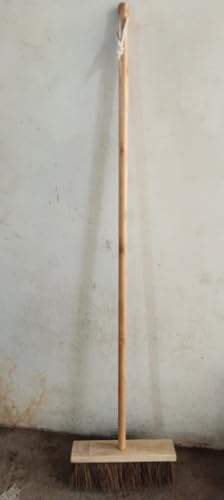 Palmera Coir Outdoor Natural Lightweight Broom|1year Warranty|Upright Sweeping(4.25 ft)|Removes Cobwebs|CoirPro Bristle |Plastic Free|Wither Free Unlike Jhaadu|Brown 12 inch(1pc) (B08HGSKTQZ) Amazon Price History, Amazon Price Tracker