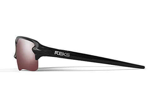 REKS Trivex Polarized Color Boosting® Sunglasses with Seafoam Green mirror3