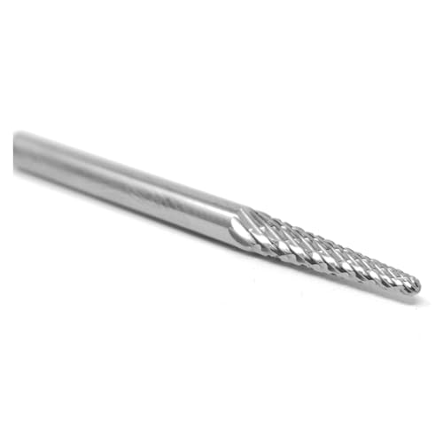 Fresa de carburo sólido SL-42 doble corte 1/8" x 1/2" miniatura 2