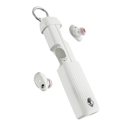 Image of Skullcandy Method 540 ANC Wireless Earbuds, Sound by Bose, Bluetooth Headphones, Premium Noise Cancelling, Up to 40 Hours Battery, Skull AI Compatible, Microphone for iPhone Android - Bone