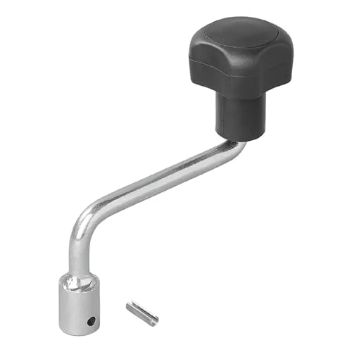 ProPlus Manivela para rueda de apoyo de 48 mm de acero, accesorio para rueda de apoyo de tracción de 186 gramos Palanca para caravana y remolque para barra de tracción