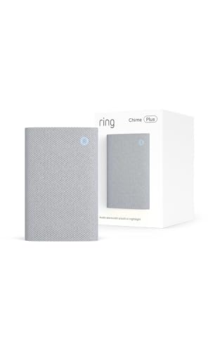 Image of Ring Chime Plus (newest model) - Crisp, clear audio alerts for select Ring devices, built-in night-light, customizable tones, easy plug-in setup, White