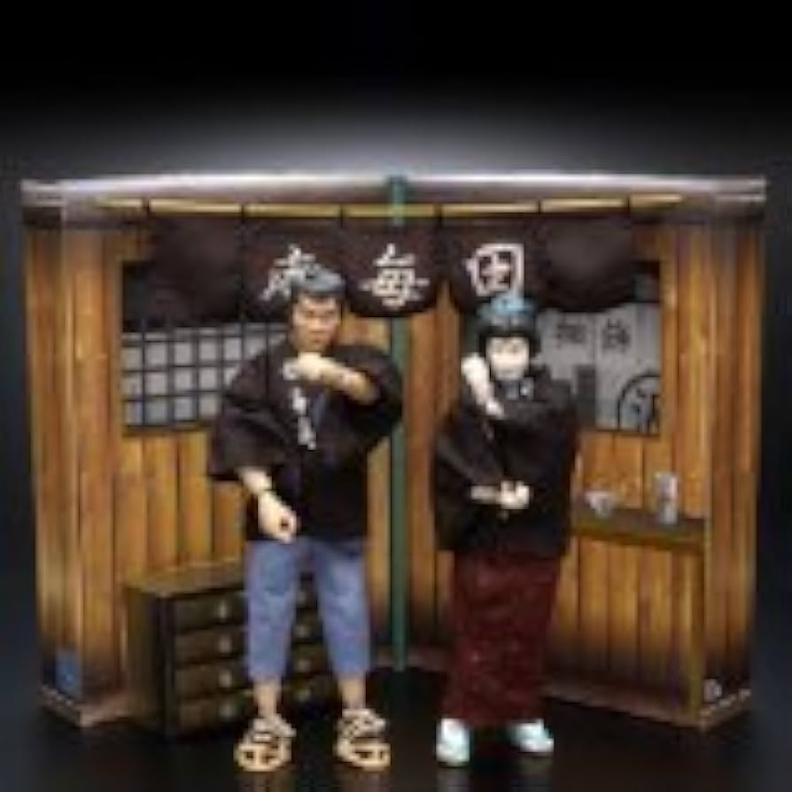 Amazon | 時代劇 侍シリーズ 1/6 風車の弥七＆霞のお新 | 風車