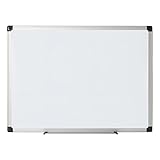 Office Depot® Brand Non-Magnetic Melamine Dry-Erase Whiteboard, 36' x 48', Aluminum Frame With Silver Finish