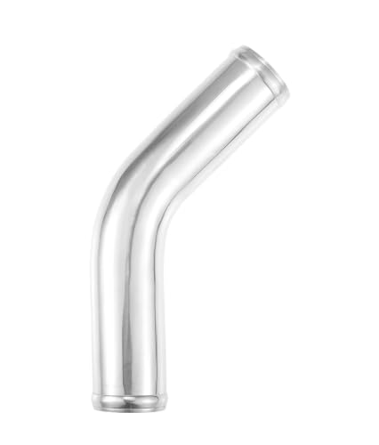 Tuyau reniflard d'admission d'air coude 45 degrés en aluminium 47mm pour raccord intercooler auto