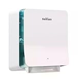 Satino HYGINITY Sensor Papierhandtuchspender für Papierhandtücher - Made in Germany – Handtuchspender für SYS1 Handtuchpapier Rollen mit Füllstandsanzeige - für Gewerbe & Industrie - weiß