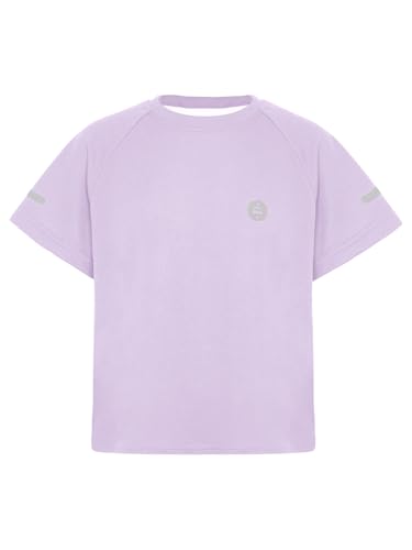 Kids Unisex Quick-Dry Athletic Sports Shirt Short Sleeve T-Shirt for Running Training Gym3