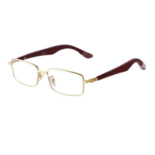 Lunettes de soleil unies sans cadre marron transparent pour hommes et femmes