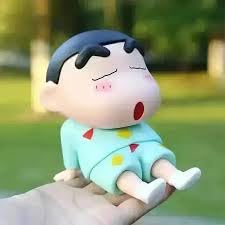 cartoon shin-chan phone stand holder for desk, cute anime lazy sitting mobile stand for iphone & android