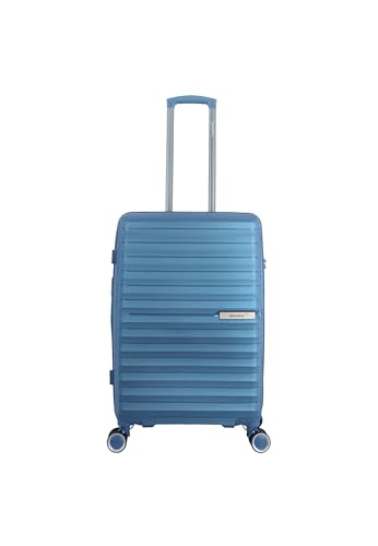 Resort Suitcase/Luggage/Trolley 65 cm - 8 Wheels Blue