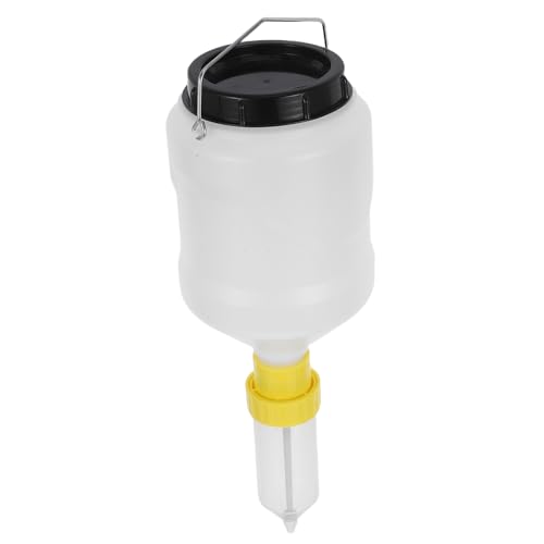 PRETYZOOM Refillable Sauce Dispenser Food Grade Hanging Squeeze Bottle with Pump for Ketchup Salad Dressing Condiments Space Saving Design for Restaurant Kitchen Use