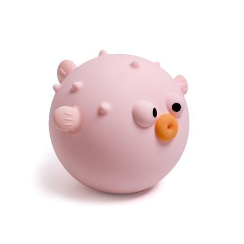 Image of Cute Anemonefish Night Light, LED Squishy Night Lamp, Dimmable Timer Nursery Nightlight for Kids, Rechargeable Touch Lamp, Dorm Decor, Kids Funny Gifts(Pink Fish)