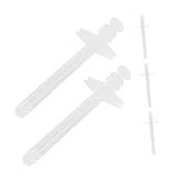 TOYZFRIENDY 5 Stück Teiliges Tiermedikamenten mit Weichem Fütterungsschlauch Universeller Pillenspender für Kleine Hunde und Katzen Sanfte Tablettenschieber für Welpen und Kätzchen Einfach zu