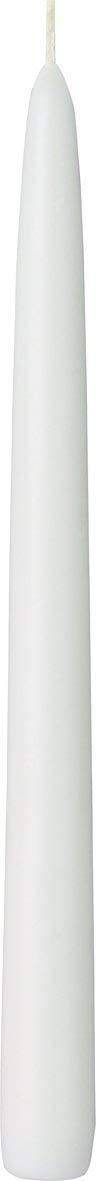 IHR Tapered Candle 24cm Solid Coloured - (White)