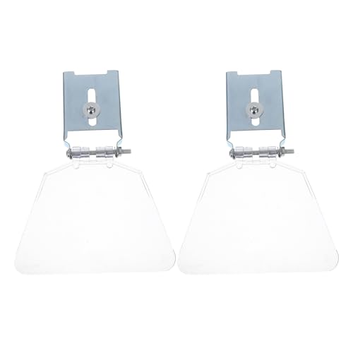 NIYANGLE Protector de Seguridad Transparente para Amoladora de Banco Accesorio Resistente y Compatible Funda Ocular Grande para Protección Talleres y Bricolaje