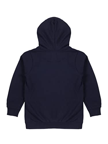 Image of KiddoPanti Unisex Solid Pullover Hooded Fleece Sweatshrit | Cotton Poly Fleece Fabric | Waist Length, Full Sleeve Hoodie | 2 Kangaroo Pockets | Winter Wear for Boys & Girls