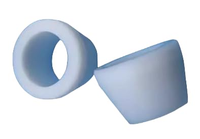 100PCS ϕ25.4 PTFE (Polytetrafluoroethylene) Teflon Plastic Metric Ferrule (Corrosion Resistant Electrical Insulation)